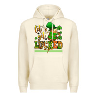 Sandshell lets get lucked up st patricks Premium Hoodie - LillyAllenDesigns