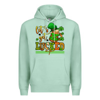 Seafoam lets get lucked up st patricks Premium Hoodie - LillyAllenDesigns