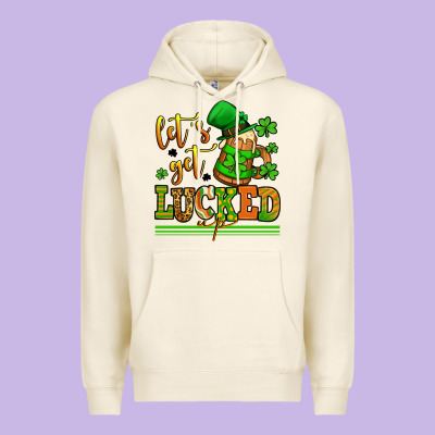 Lets Get Lucked Up St Patricks Premium Hoodie Designed By Lillyallendesigns