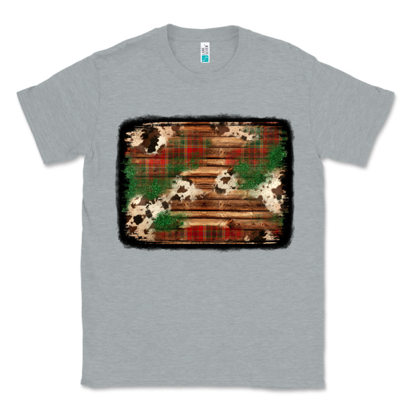 Christmas Buffalo Plaid Cowhide Background Classic Tee by Jasminsmagicworld | Teevron
