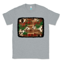 Heather Grey christmas buffalo plaid cowhide background Classic Tee - Jasminsmagicworld