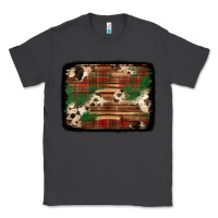 Smoke christmas buffalo plaid cowhide background Classic Tee - Jasminsmagicworld