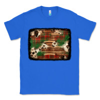 True Royal christmas buffalo plaid cowhide background Classic Tee - Jasminsmagicworld