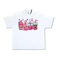 White breast cancer coffee cups Urban Heavy Tee - OliviaCreatesArt