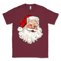 Burgundy santa claus Classic Tee - CowGirlArtShop