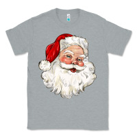 Heather Grey santa claus Classic Tee - CowGirlArtShop