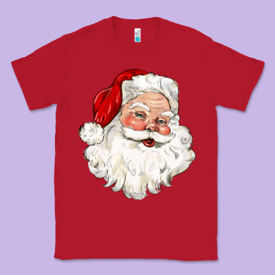 Santa Claus Classic Tee Designed By Cowgirlartshop