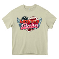 Mossy American babe Heavy Core Tee - HowdyJamesFarm