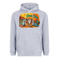 Heather Grey desert vibes Heavyweight Hoodie - AdoDesignShop