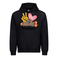 Black peace love headstent Urban Hoodie - JahusDesignShop