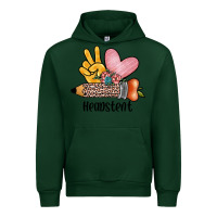 Forest Green peace love headstent Urban Hoodie - JahusDesignShop
