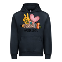 Navy peace love headstent Urban Hoodie - JahusDesignShop