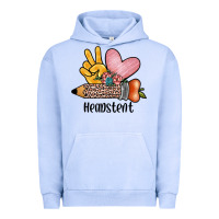 Pigment Grape Ice peace love headstent Urban Hoodie - JahusDesignShop