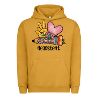 Pigment Peanut Butter peace love headstent Urban Hoodie - JahusDesignShop