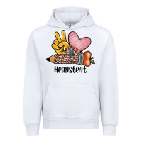 White peace love headstent Urban Hoodie - JahusDesignShop