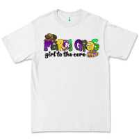 White mardi gras girl to the core Premium Tee - CowGirlArtShop