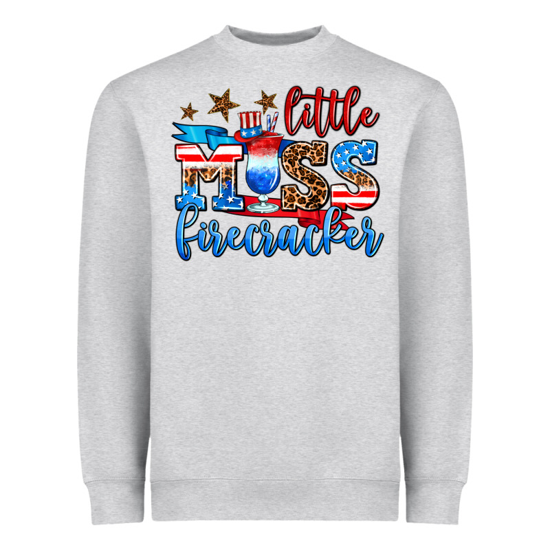 Little Miss Firecracker Heavyweight Sweatshirt by AdoDesignShop | Teevron