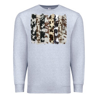 Heather Grey cowhide brushstroke Premium Sweatshirt - AdoDesignShop