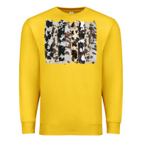 Lemon cowhide brushstroke Premium Sweatshirt - AdoDesignShop