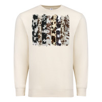 Sandshell cowhide brushstroke Premium Sweatshirt - AdoDesignShop