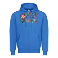 True Royal created with a purpose Zipper Hoodie - AdoDesignShop