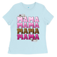 Baby Blue Mama Mama Mama Mama Mother's Day Ladies Tee - CowGirlArtShop