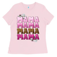 Bubblegum Pink Mama Mama Mama Mama Mother's Day Ladies Tee - CowGirlArtShop