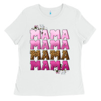 White Mama Mama Mama Mama Mother's Day Ladies Tee - CowGirlArtShop