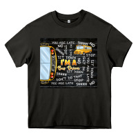 I'm A Bus Driver School Bus Black Heavy Core Tee | Teevron