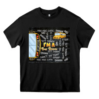 Black i'm a bus driver school bus black Heavy Core Tee - TumblerDesignByShophia