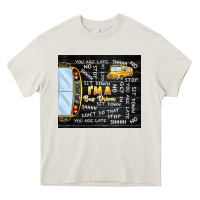 Cream i'm a bus driver school bus black Heavy Core Tee - TumblerDesignByShophia
