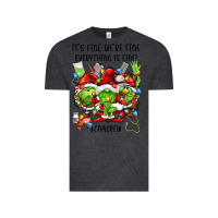 Vintage Black its fine were fine everything is fine cnacrew Vintage Tee - FaDigitalArtStudio