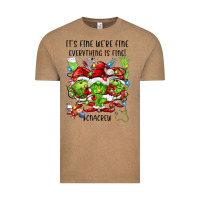 Vintage Coffee its fine were fine everything is fine cnacrew Vintage Tee - FaDigitalArtStudio