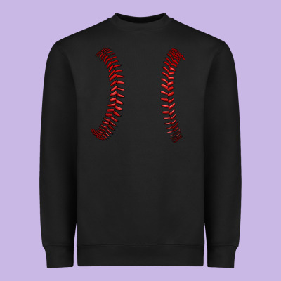Ball Stitch Heavyweight Sweatshirt Designed By Adodesignshop