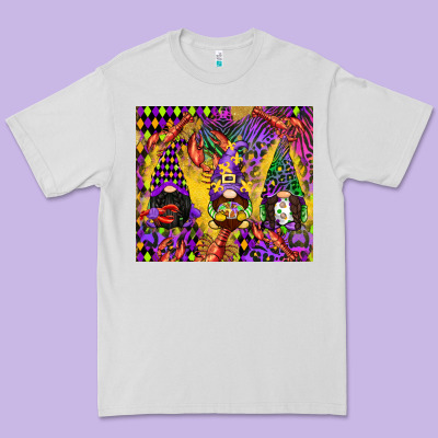 Mardi Gras Gnome Premium Tee Designed By Cowgirlartshop