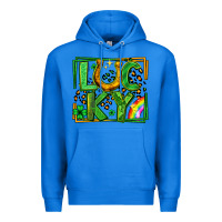 True Royal lucky horseshoe st patricks day leopard frame Premium Hoodie - LillyAllenDesigns