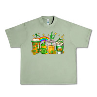 Oil Green st patricks day coffee Urban Heavy Tee - Jasminsmagicworld