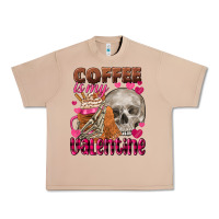 Burro Coffee is my Valentine skull Urban Heavy Tee - FaDigitalArtStudio