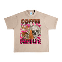 French Oak Coffee is my Valentine skull Urban Heavy Tee - FaDigitalArtStudio