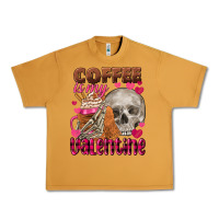 Peanut Butter Coffee is my Valentine skull Urban Heavy Tee - FaDigitalArtStudio