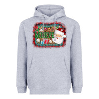 Heather Grey believe santa Heavyweight Hoodie - AdoDesignShop