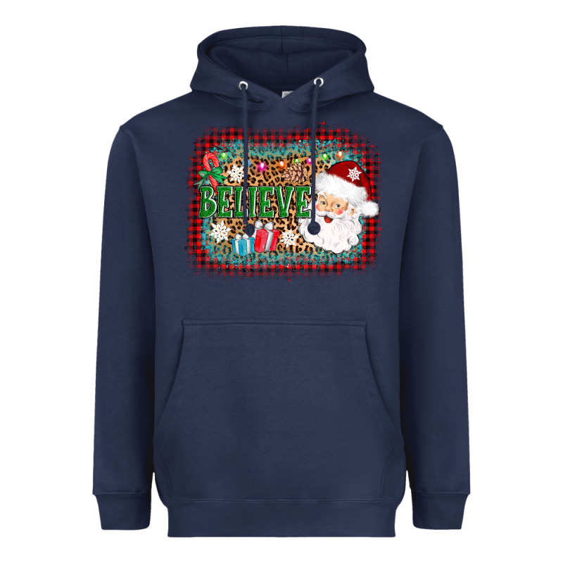 Believe Santa Heavyweight Hoodie by AdoDesignShop | Teevron