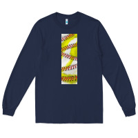 Navy softball and baseball pen wraps Long Sleeve Tee - BundleAndBundleShop