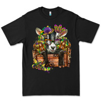 Black mardi gras goat Premium Tee - CowGirlArtShop