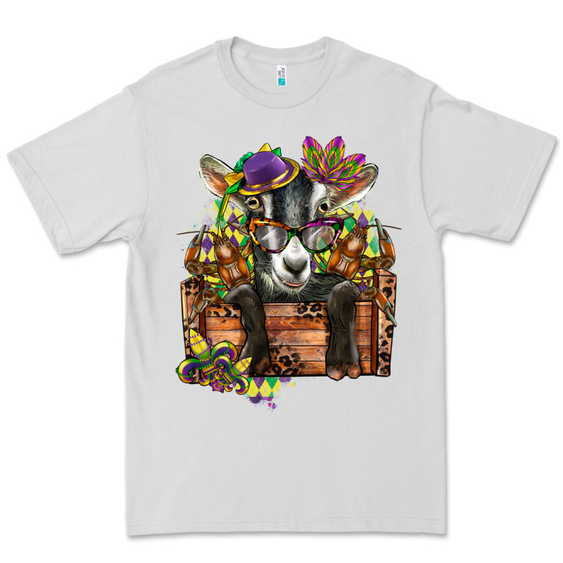 Mardi Gras Goat Premium Tee by CowGirlArtShop | Teevron