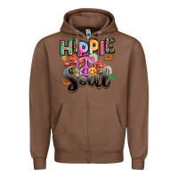 Chestnut hippie soul Zipper Hoodie - AdoDesignShop