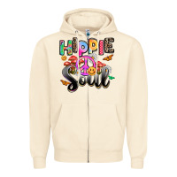 Sandshell hippie soul Zipper Hoodie - AdoDesignShop