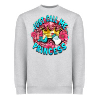 Heather Grey just call me princess Heavyweight Sweatshirt - AdoDesignShop