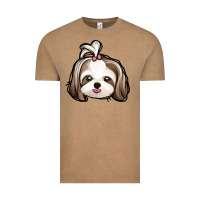 Vintage Coffee shih tzu Vintage Tee - Jasminsmagicworld