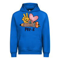 Cobalt peace love pre k Urban Hoodie - JahusDesignShop